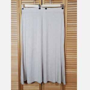 Coldwater Creek Beige Pull-On Knit Maxi Skirt 1X (18)